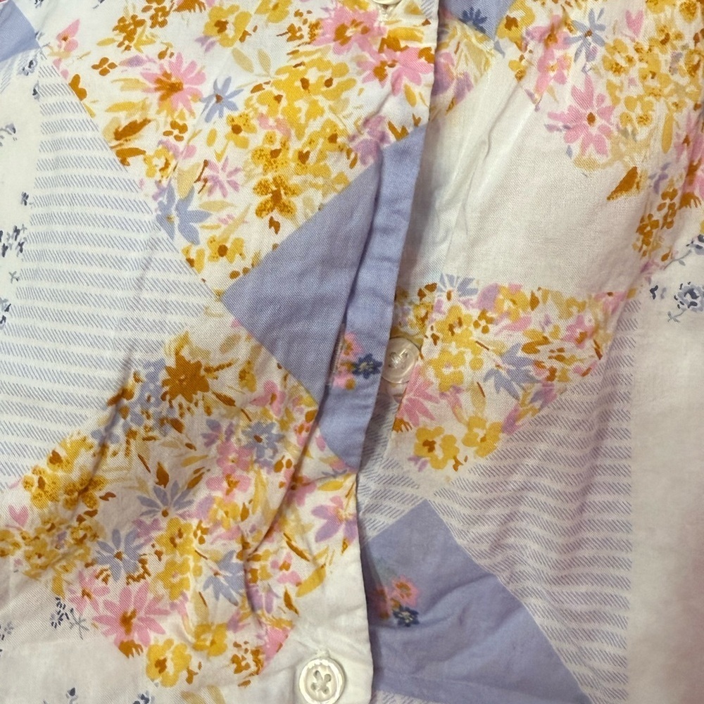 OshKosh B'gosh Blue and Yellow Patchwork Dress - Picture 4 of 6